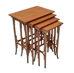 Vienna Secession Bentwood Nesting Tables by Michael Thonet for Thonet, 1900s